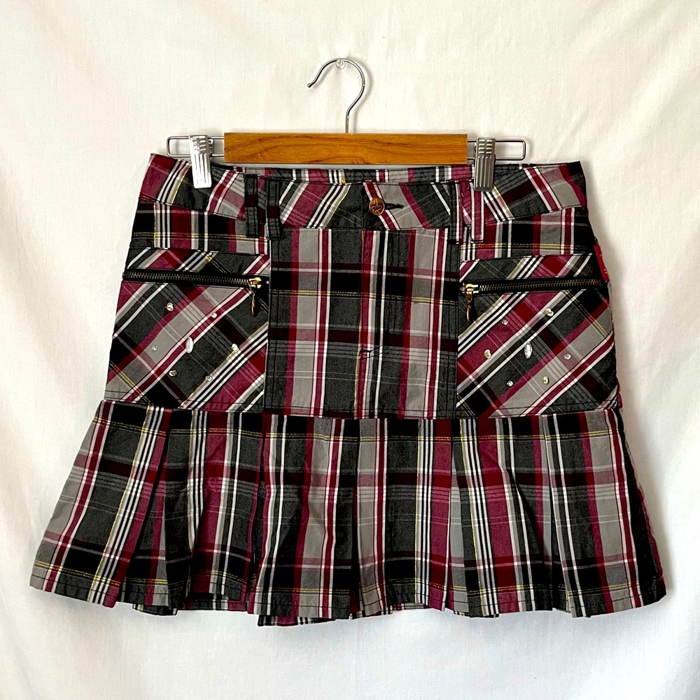 Disney Hannah Montana girls plaid skirt